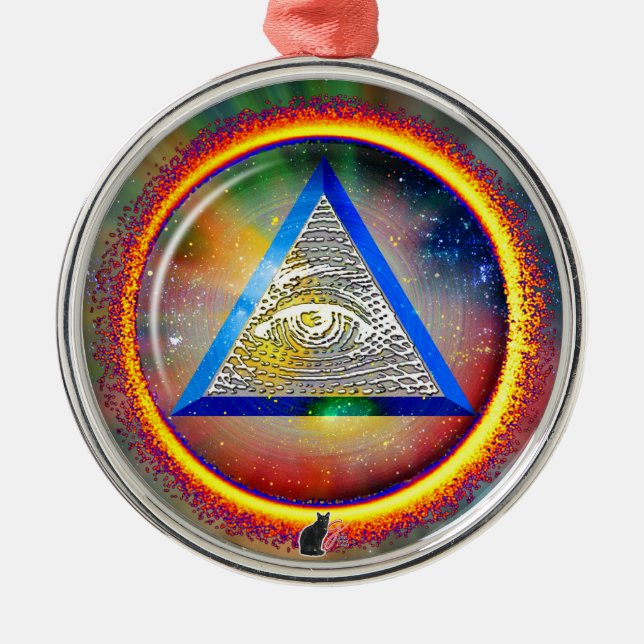 Lentes De Providencia Ornamento Metalizado (Frente)