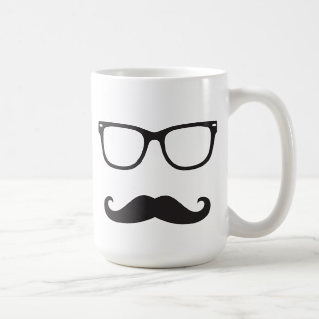 Lentes y taza del bigote (Derecha)