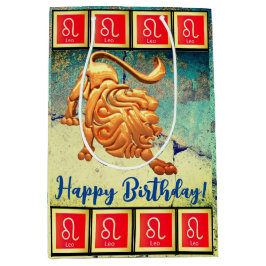 Leo - Bolsa de Regalo de Cumpleaños Feliz