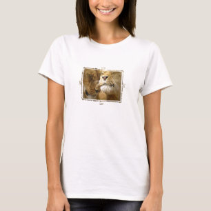Leo - Camiseta de leones en lápiz de colores
