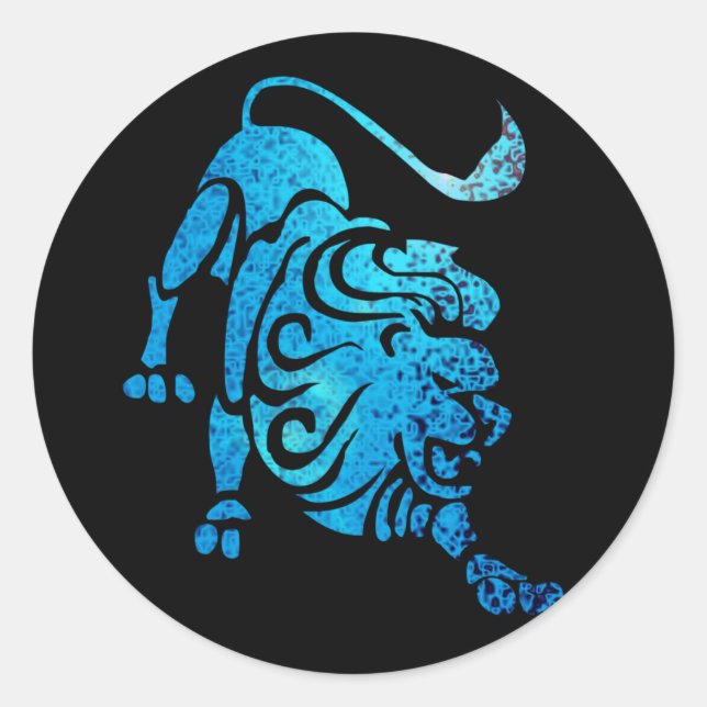 Leo el adhesivo de constelación (Anverso)