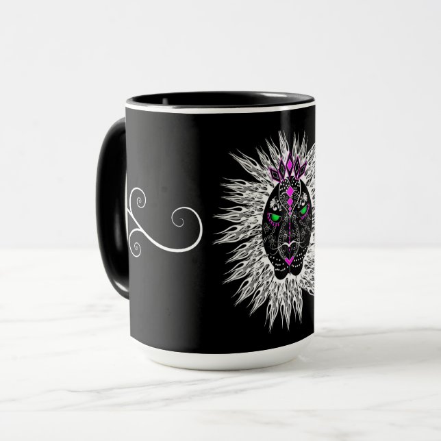 Leo feroz la taza del león (Anverso izquierdo)
