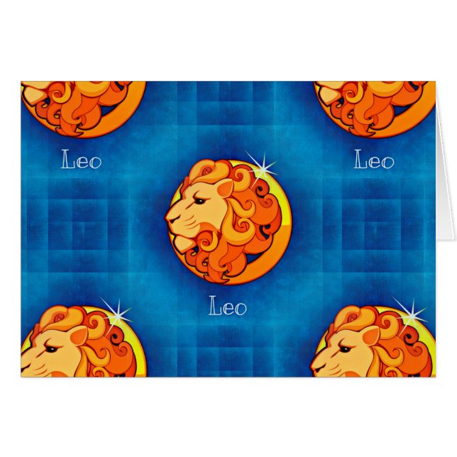 leo horoscope (Anverso (Horizontal))