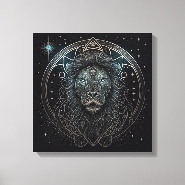 Leo - Impresión de lienzo del 23 de julio al 22 de (Anverso)