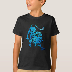 Leo la camiseta negra del niño de la constelació