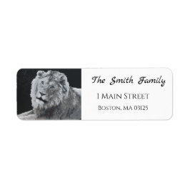 Leo, León Africano, Etiquetas de Dirección de Reto