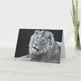 Leo, León Africano, Tarjetas plegadas para animale