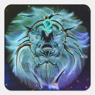 leo los pegatinas del león zodiaco