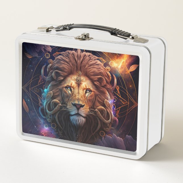 Leo Metalizado Lunch Box (Anverso)
