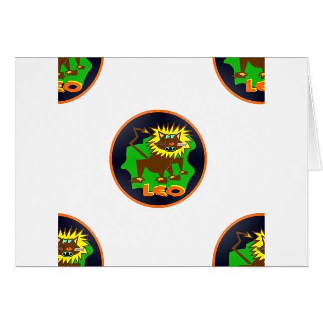 leo zodiac (Anverso (Horizontal))