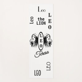 Leo Zodiac Yoga Mat personalizado