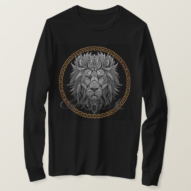 León bendecido de Playera Lux para tiendas PvP 160 (Anverso del diseño)