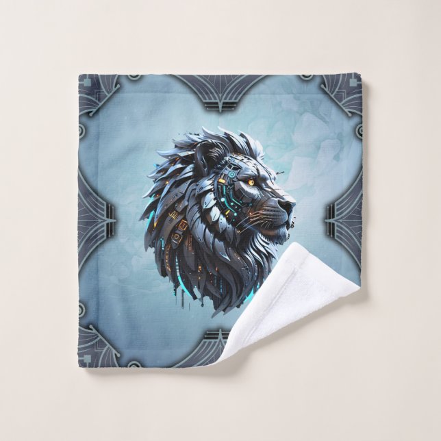 León cibernético La fusión del poder y la tecnolog (Toallita)