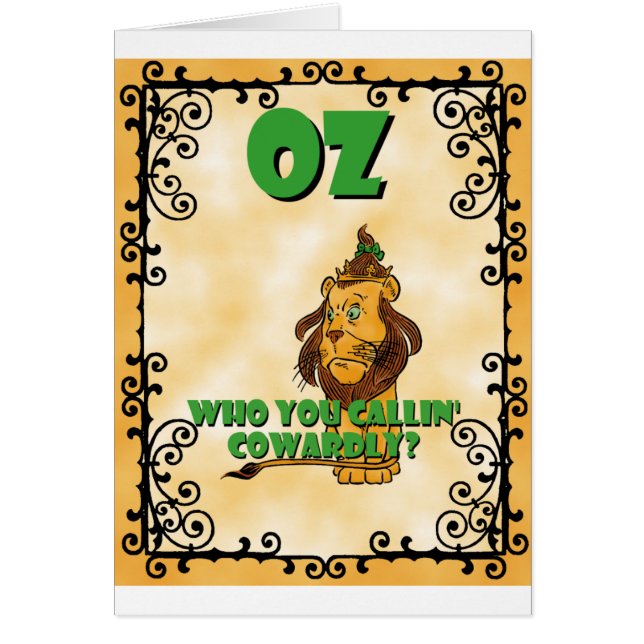 León cobarde (Frente)