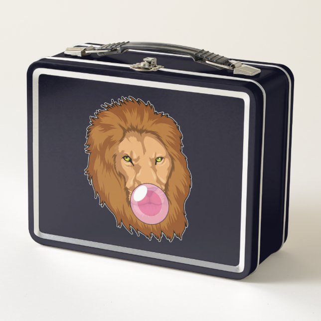 León con chicle de burbuja (Anverso)