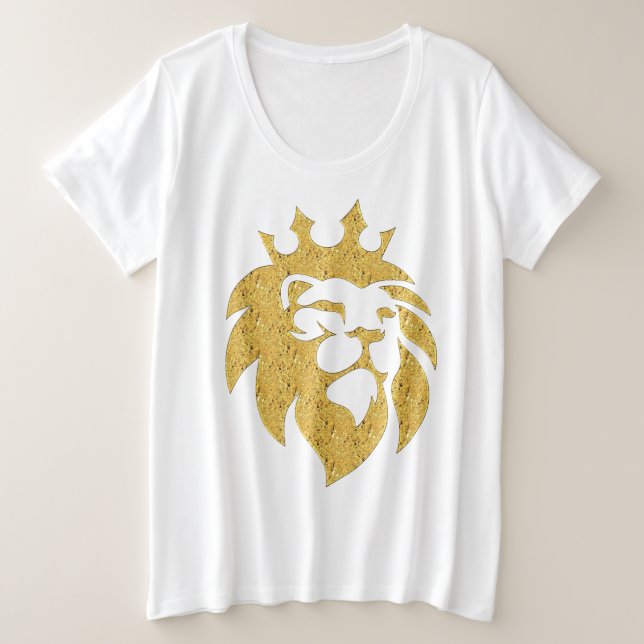 León con corona - Estilo de oro 1 (Anverso del diseño)