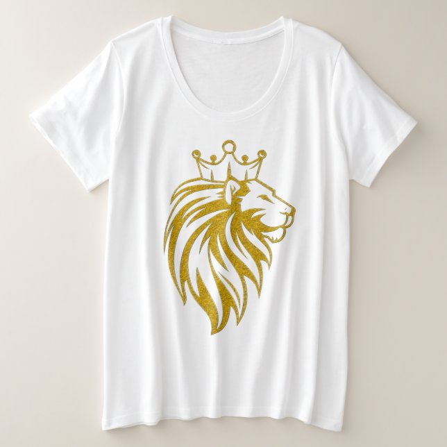 León con corona - Estilo de oro 2 (Anverso del diseño)