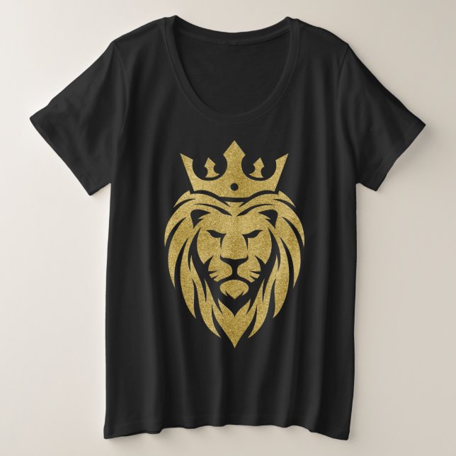León con corona - Estilo de oro 3 (Anverso del diseño)