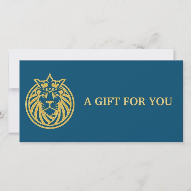 León con corona - Estilo de oro 4 (Anverso)