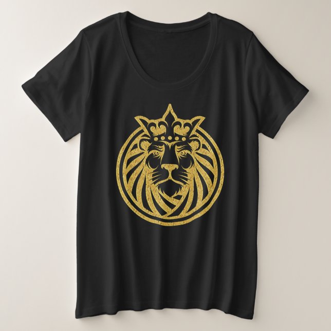 León con corona - Estilo de oro 4 (Anverso del diseño)