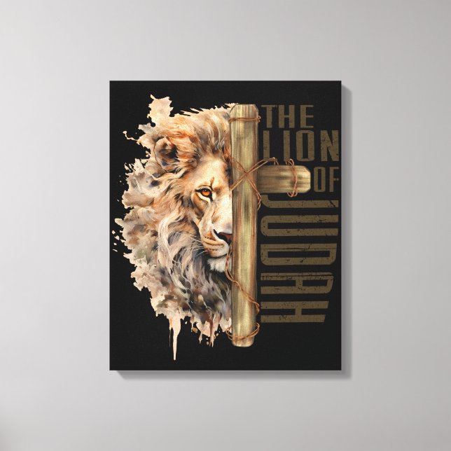 León de arte de lienzo de Judá (Anverso)