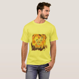 León de camiseta