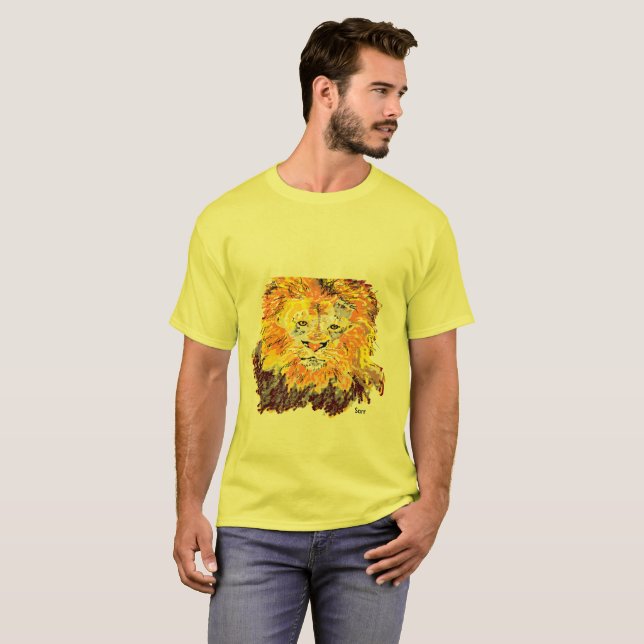 León de camiseta (Anverso completo)