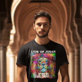 LEÓN DE CAMISETAS CRISTIANAS DE JUDAH JESÚS