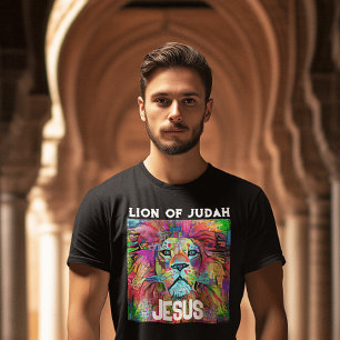 LEÓN DE CAMISETAS CRISTIANAS DE JUDAH JESÚS