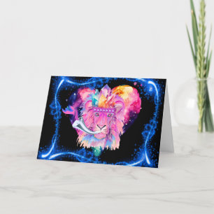 León De Judá Triunfo Tarjeta De Saludo