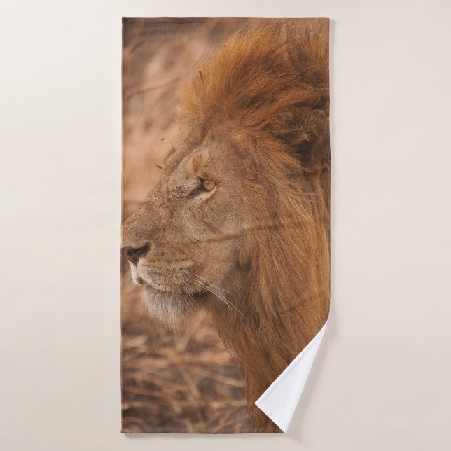 LEÓN DE LARGO MANDO (Toalla de baño)