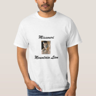 León de montaña de Missouri de la camiseta