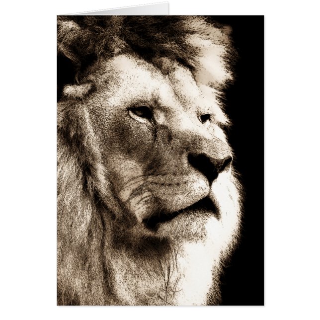 León de Sepia (Frente)