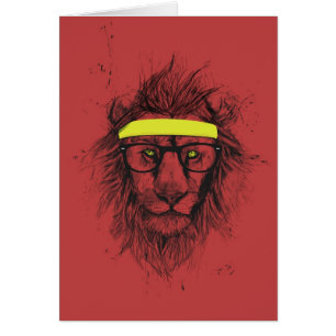 león del inconformista (rojo)