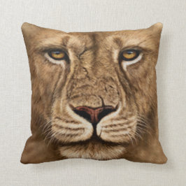 León del mascota de la almohada