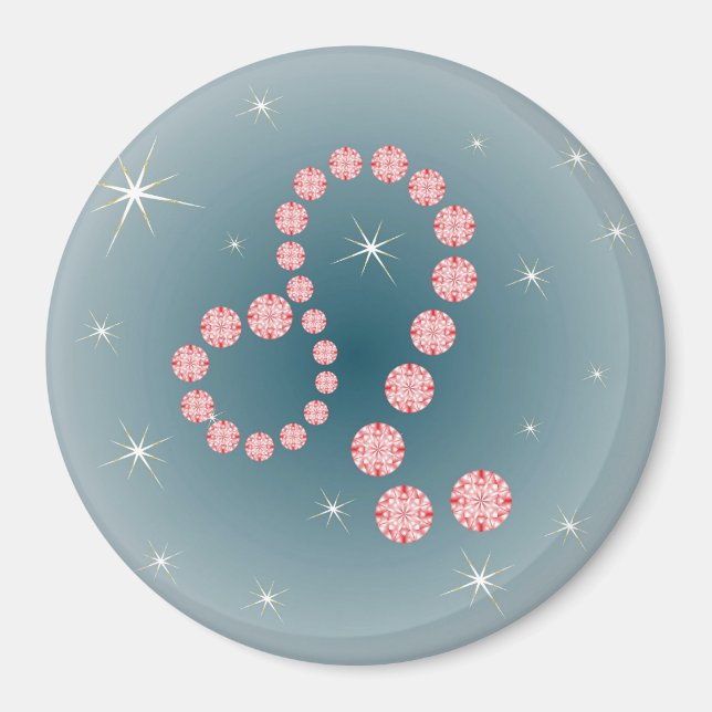 León el 23. julio hasta el 22. agosto imán (Frente)