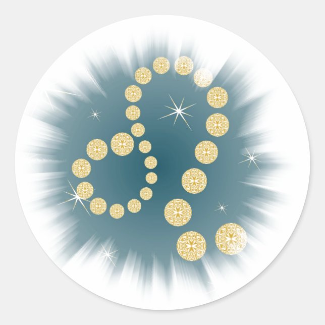 León el 23. julio hasta el 22. agosto pegatina (Anverso)