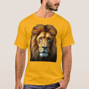 León El amo de la camiseta de los hombres valiente