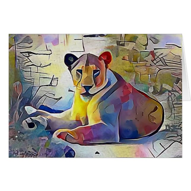 León en África (Anverso (Horizontal))