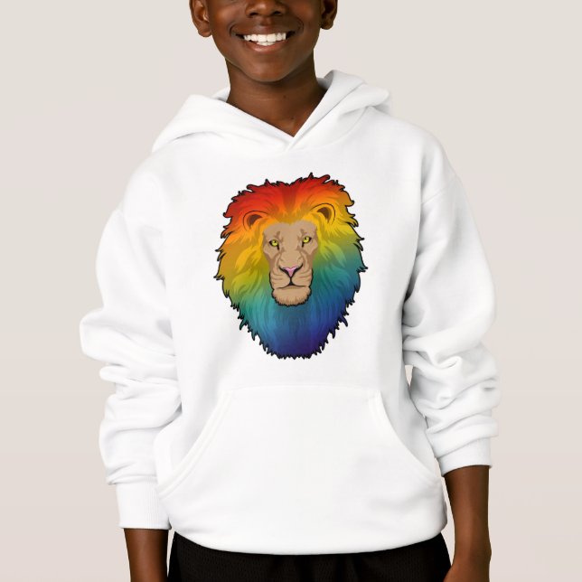 León en colores arcoiris (Anverso)