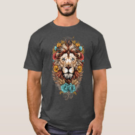 León en la camiseta de las flores