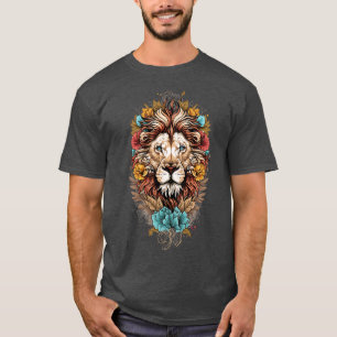 León en la camiseta de las flores