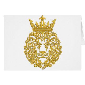 león en la corona, imitación del bordado