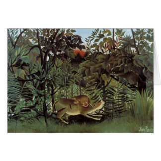 León Hambriento de Henri Rousseau, Animal Salvaje 
