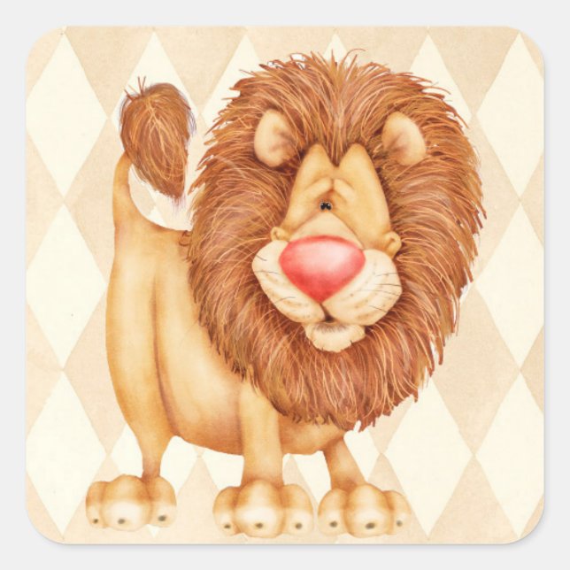 León - Pegatinas (Anverso)