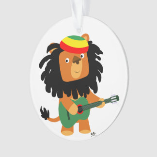 León Personalizado lindo de ornamento acrílico de 