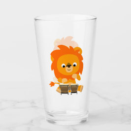 León Personalizado lindo jugando bongos Tumbler