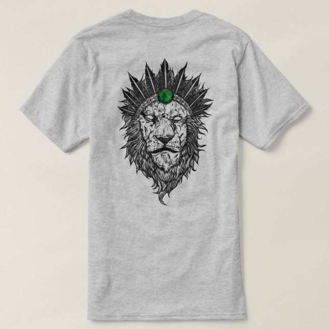León playera (Reverso del diseño)