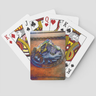León Relieve metalizado - Cartas de juego clásicas