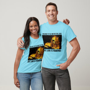 LEÓN ROSANTE DE JUDAH, camisetas CRISTIANAS